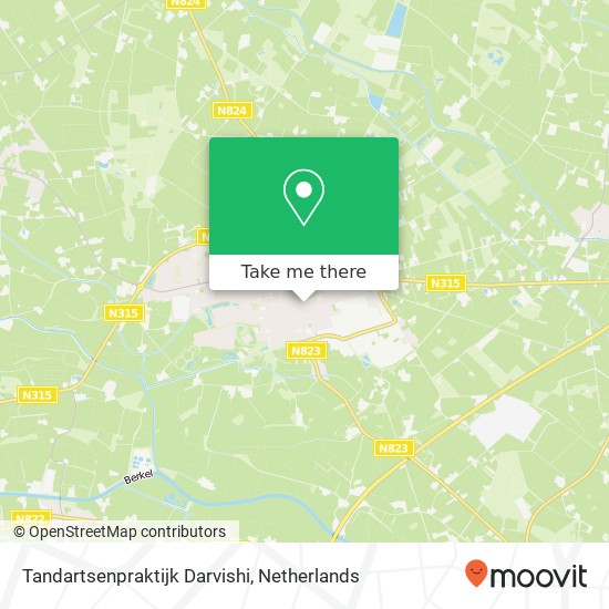 Tandartsenpraktijk Darvishi, Braak 14 kaart