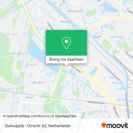 Suitsupply - Utrecht A2 kaart