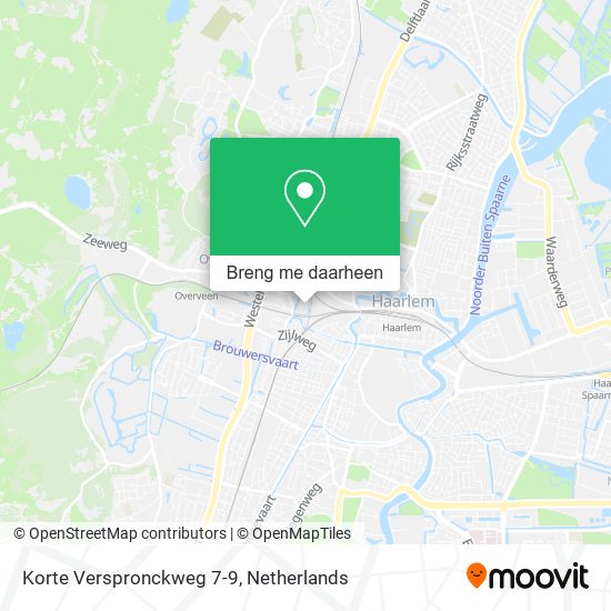 Korte Verspronckweg 7-9 kaart