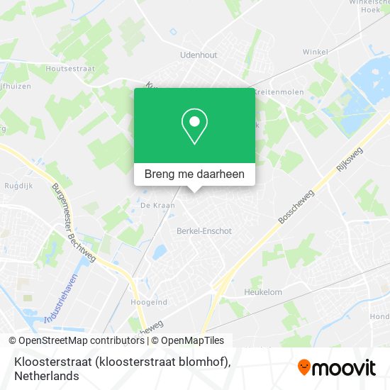 Kloosterstraat (kloosterstraat blomhof) kaart