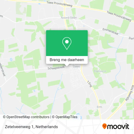 Zetelveenweg 1 kaart