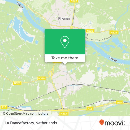 La-Dancefactory, Kasteelstraat 4 kaart