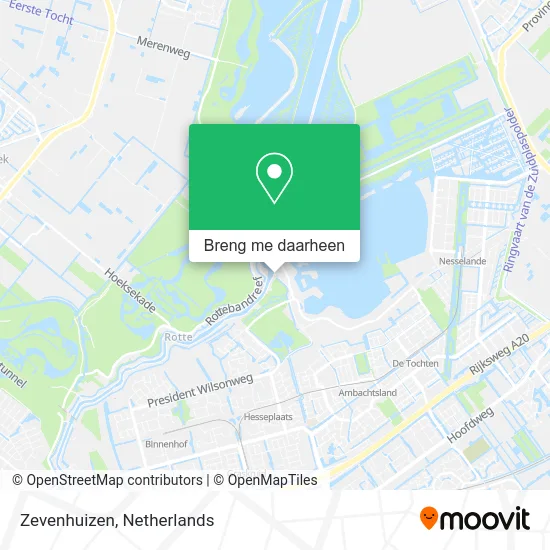 Zevenhuizen kaart