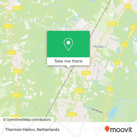Thermen Heiloo, Westerweg 391 kaart