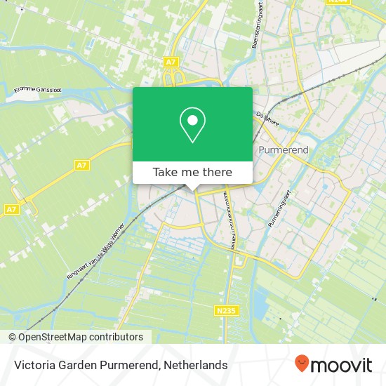 Victoria Garden Purmerend, Van Damplein 23 kaart