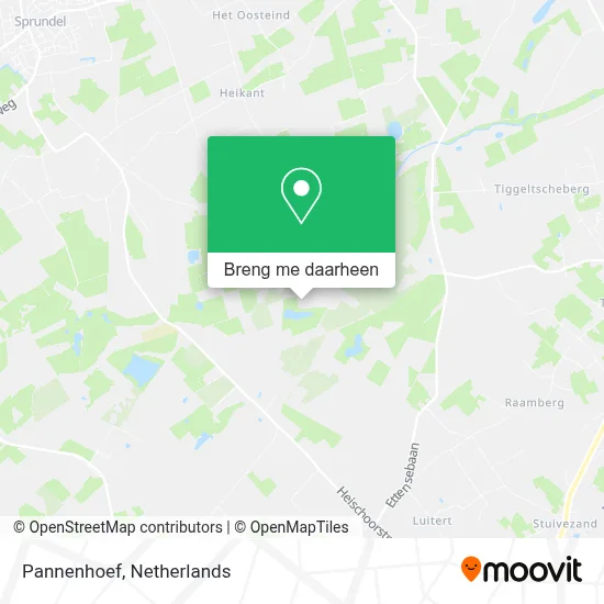 Pannenhoef kaart