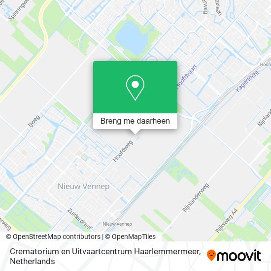 Crematorium en Uitvaartcentrum Haarlemmermeer kaart