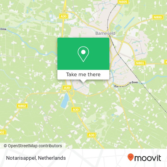 Notarisappel, Notarisappel, 3772 Barneveld, Nederland kaart