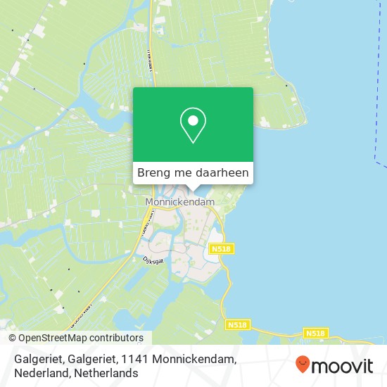 Galgeriet, Galgeriet, 1141 Monnickendam, Nederland kaart