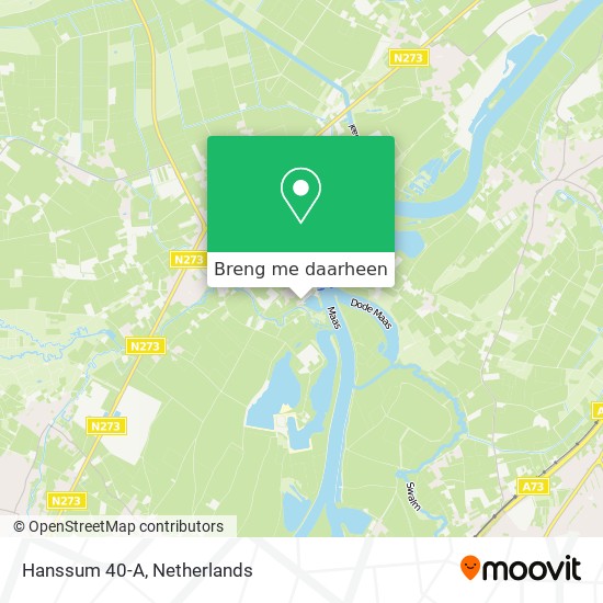 Hanssum 40-A kaart