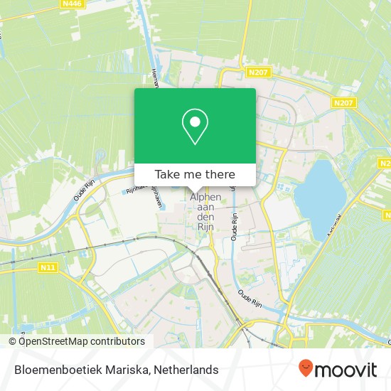 Bloemenboetiek Mariska, Van Nesstraat 37 kaart