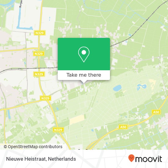 Nieuwe Heistraat, 5351 Berghem kaart