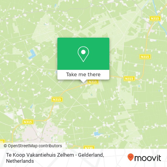 Te Koop Vakantiehuis Zelhem - Gelderland kaart