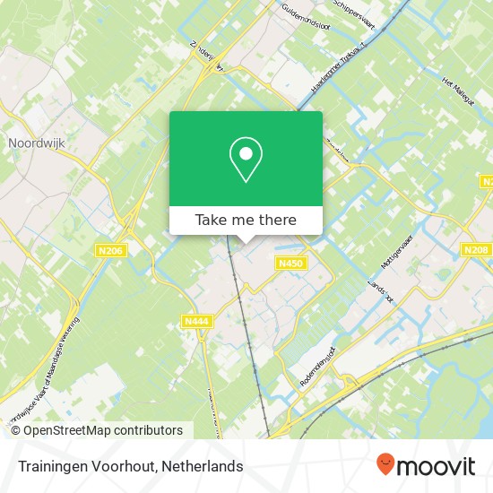 Trainingen Voorhout, Haydnlaan kaart