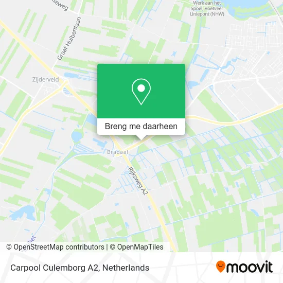 Carpool Culemborg A2 kaart