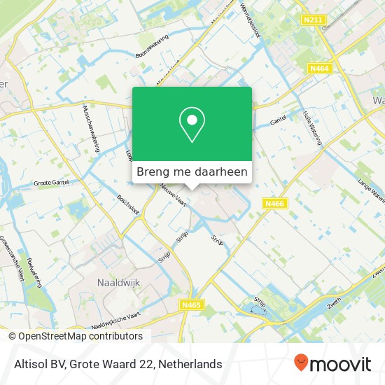 Altisol BV, Grote Waard 22 kaart