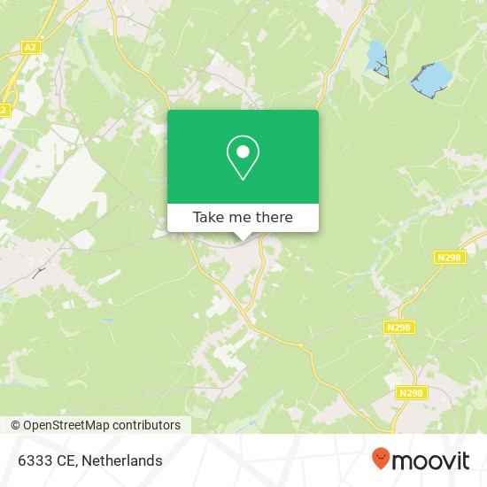6333 CE, 6333 CE Schimmert, Nederland kaart