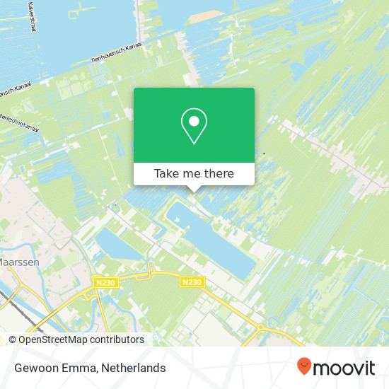 Gewoon Emma, Oudedijk 17 kaart