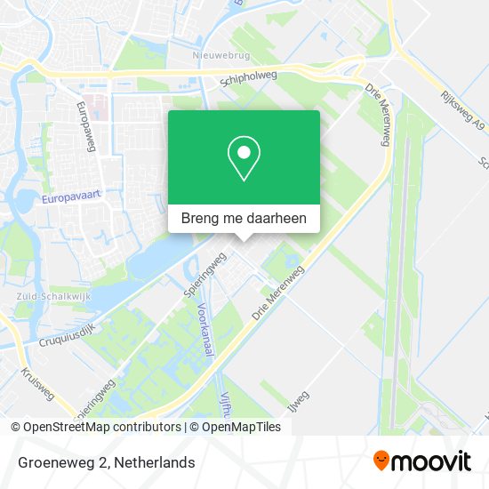 Groeneweg 2 kaart