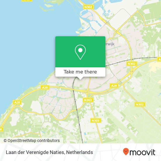 Laan der Verenigde Naties, 3844 AT Harderwijk kaart