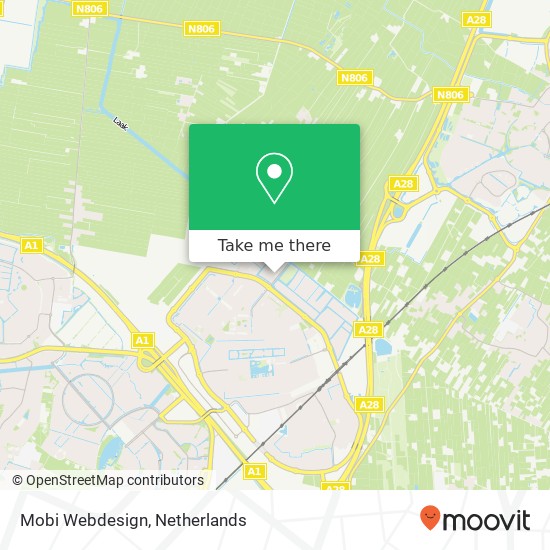 Mobi Webdesign, Vollenhovekade 64 kaart
