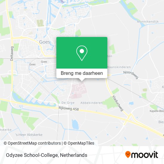 Odyzee School-College kaart