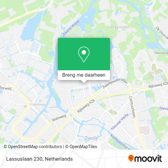 Lassuslaan 230 kaart