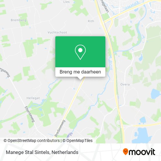 Manege Stal Sintels kaart