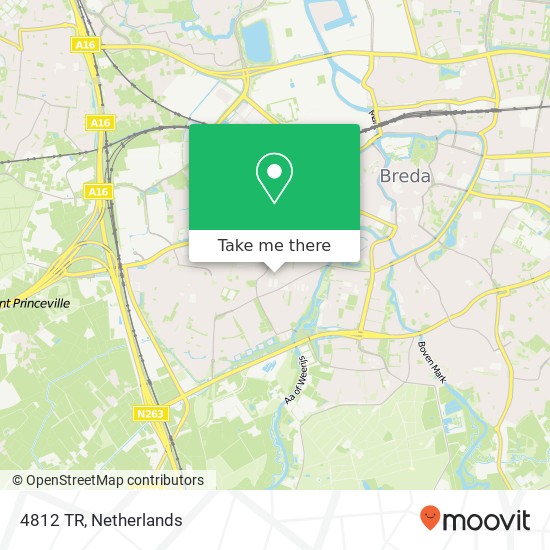 4812 TR, 4812 TR Breda, Nederland kaart