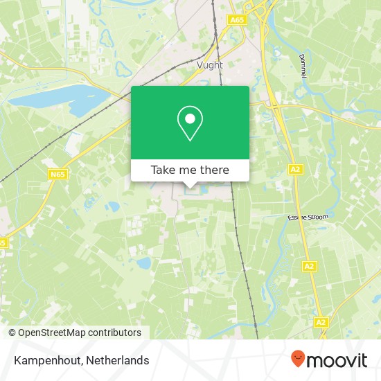 Kampenhout, Kampenhout, 5262 Vught, Nederland kaart