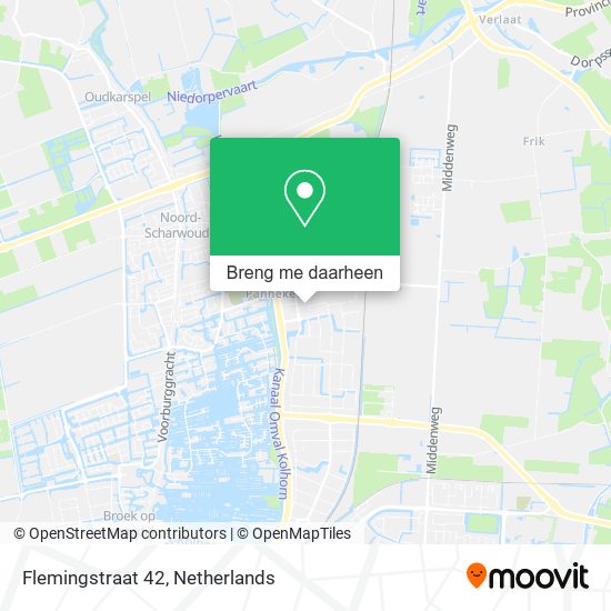 Flemingstraat 42 kaart