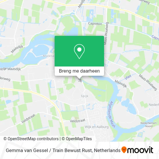 Gemma van Gessel / Train Bewust Rust kaart