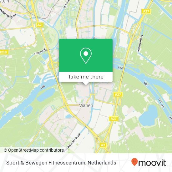 Sport & Bewegen Fitnesscentrum, Badhuisstraat 22 kaart