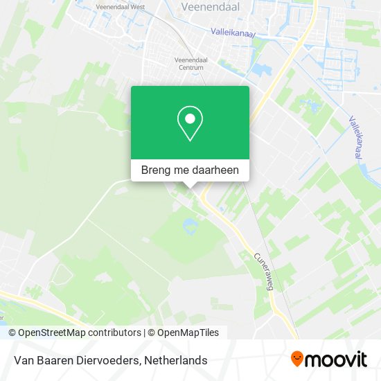 Van Baaren Diervoeders kaart
