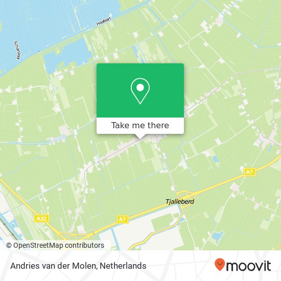 Andries van der Molen, Aengwirderweg 238 kaart