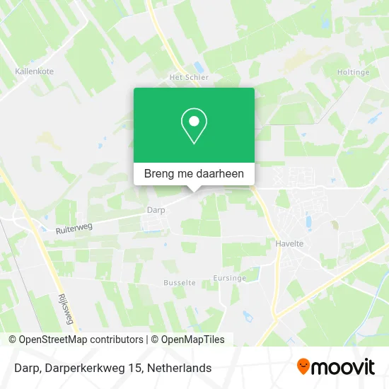 Darp, Darperkerkweg 15 kaart