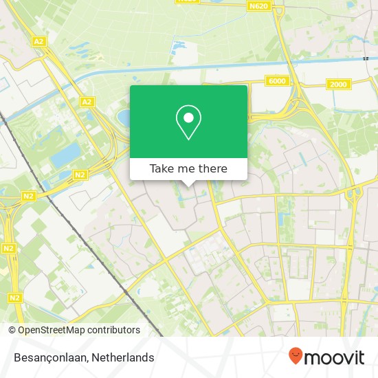 Besançonlaan, Besançonlaan, 5627 Eindhoven, Nederland kaart