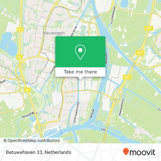 Betuwehaven 33, Betuwehaven 33, 3433 PH Nieuwegein, Nederland kaart