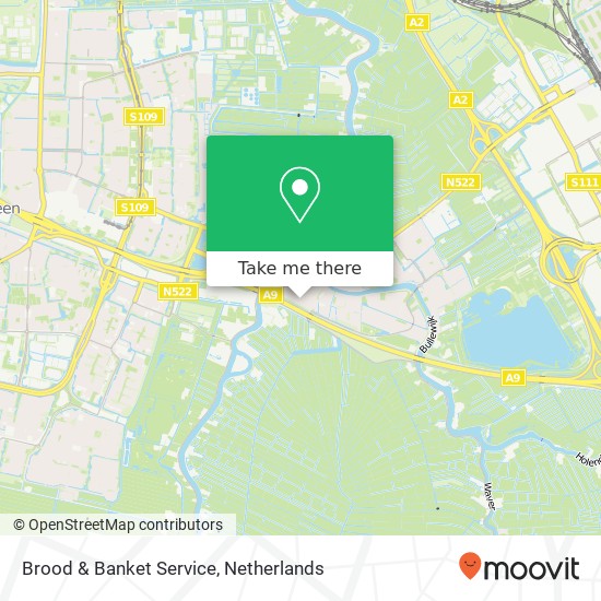 Brood & Banket Service, Ambachtenstraat 59 kaart