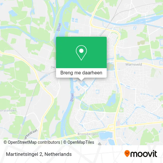 Martinetsingel 2 kaart