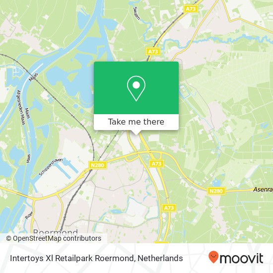 Intertoys Xl Retailpark Roermond, Schaarbroekerweg 44 kaart