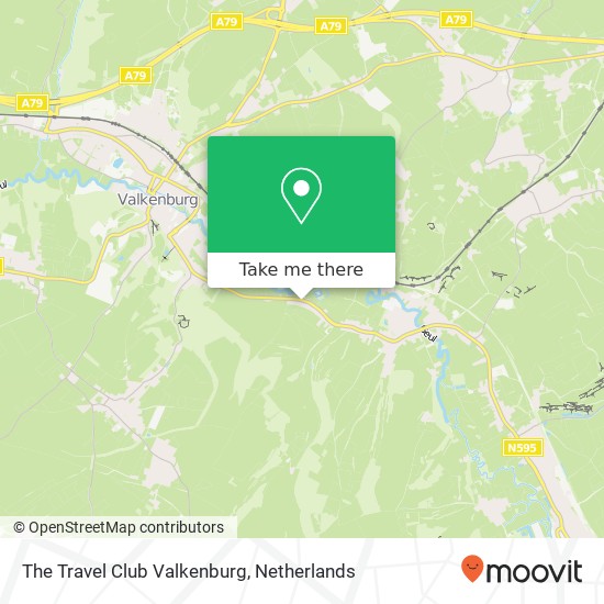 The Travel Club Valkenburg kaart