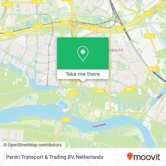 Perdri Transport & Trading BV kaart