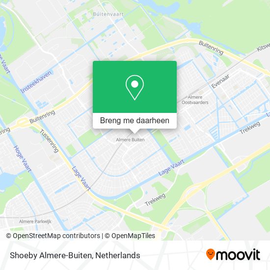 Shoeby Almere-Buiten kaart