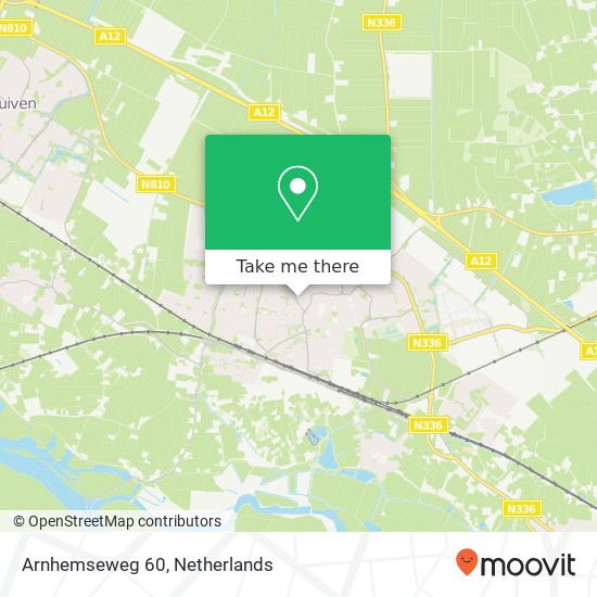 Arnhemseweg 60, 6901 DX Zevenaar kaart