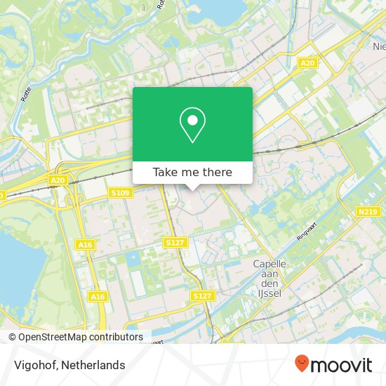 Vigohof, Vigohof, 3067 Rotterdam, Nederland kaart