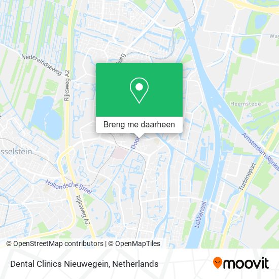 Dental Clinics Nieuwegein kaart