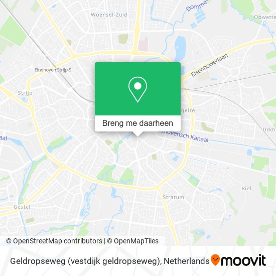 Geldropseweg (vestdijk geldropseweg) kaart