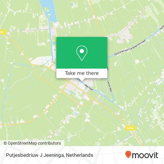 Putjesbedriuw J Jeeninga, Langewal 59 kaart