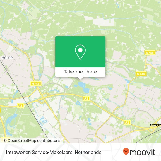 Intrawonen Service-Makelaars, Kalmarstraat 11 kaart